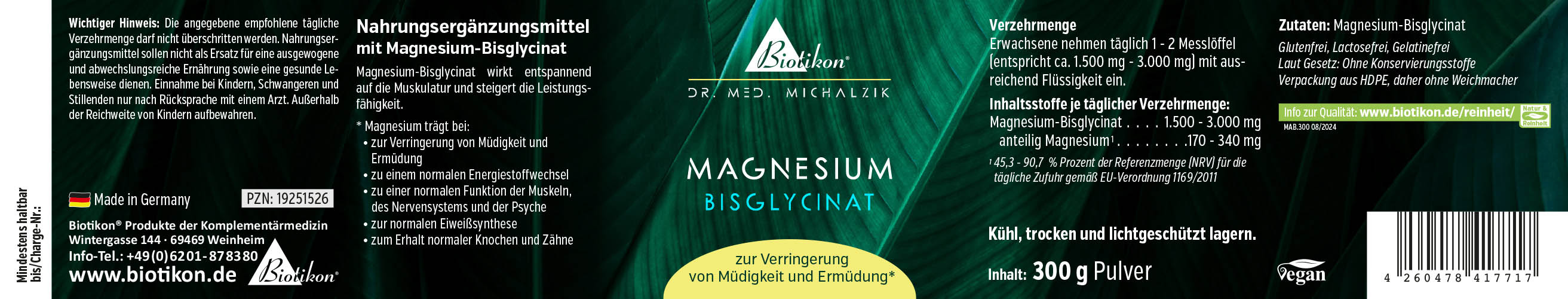 Magnesium Bisglycinate Powder