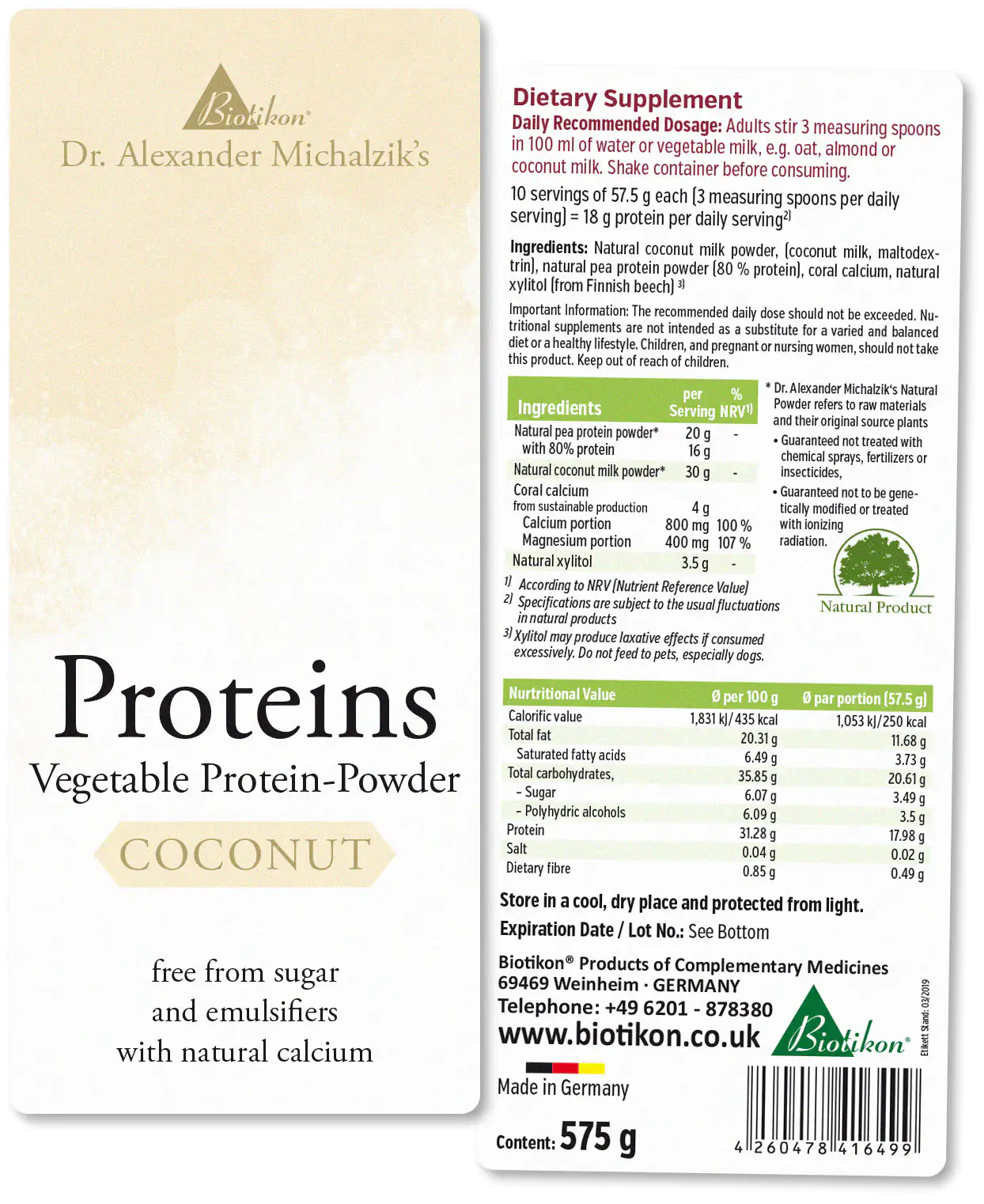 Protein, 3 pack, Aronia + Cocoa + Coconut