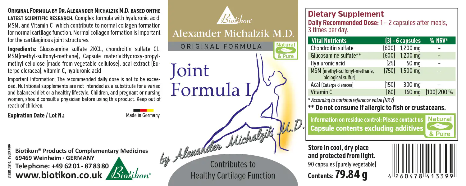 Joint Formula I by Dr. med. Michalzik