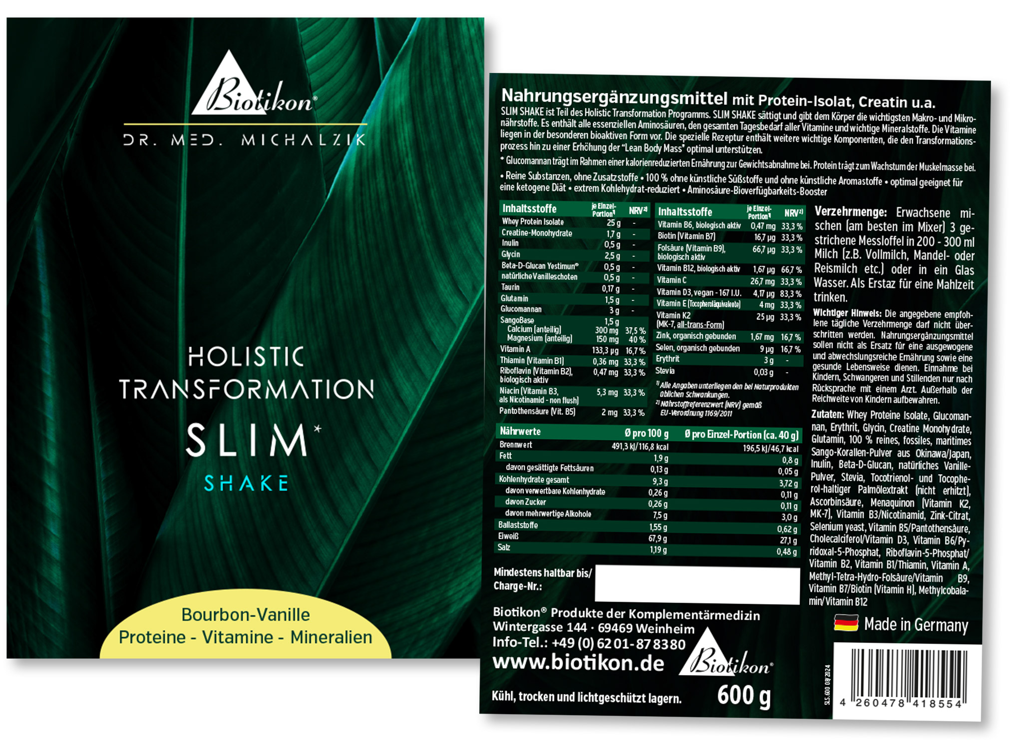 HTP Slim Shake & Metabolism Booster