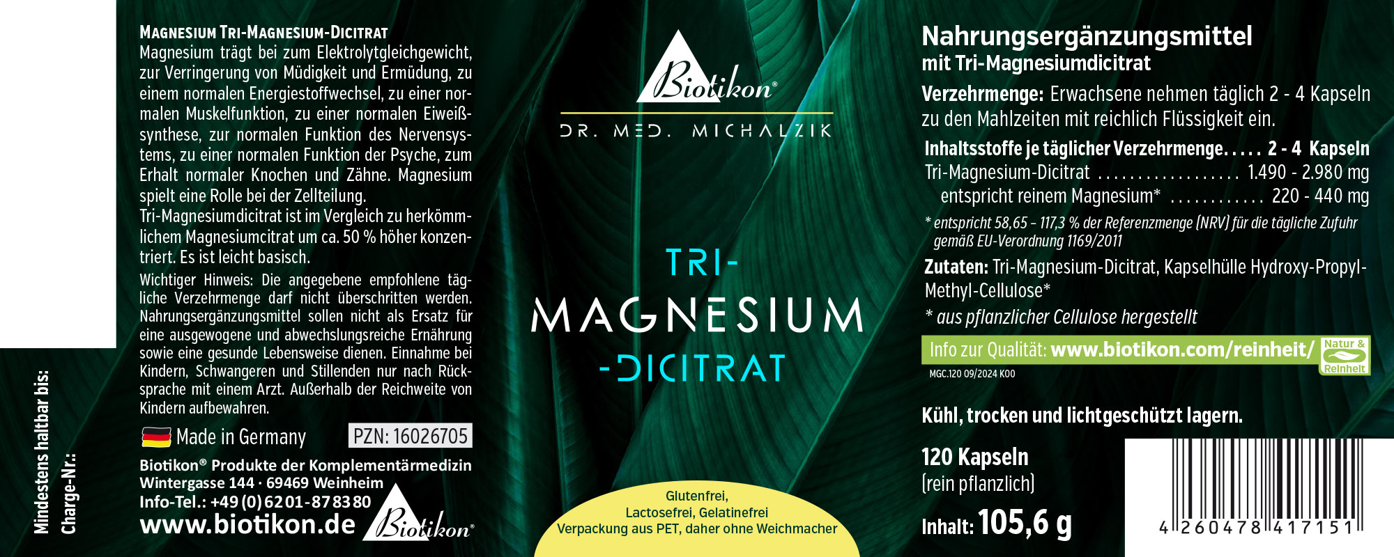 Magnesium-Dicitrat Capsules