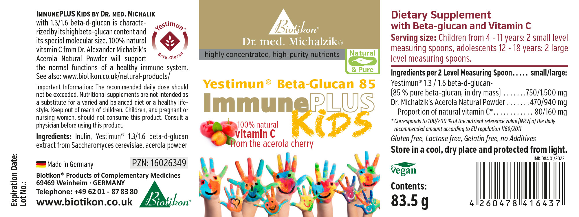 ImmunePLUS Kids by Dr. med. Michalzik